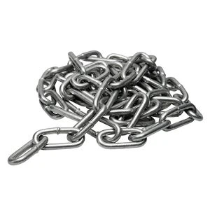 DIN763 Pozinkované long link reťazca