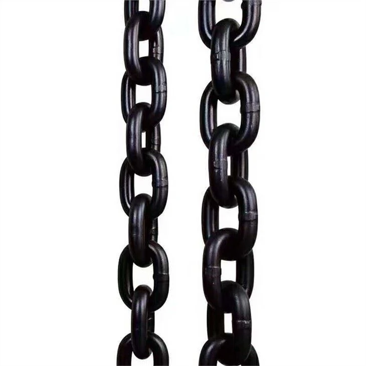 G80 Mining High Strength Welded Round Lifting Link Chain