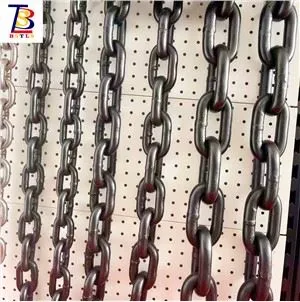 Zliatinová oceľ G80 Zdvíhacie záťažové reťaze s krátkym spojom 10 x 30 mm cez kalené