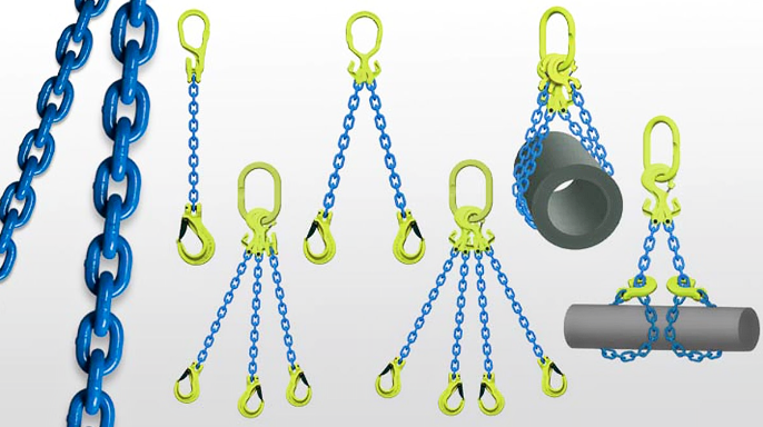 Multi Legs G80 Lifting Chain Rigging With Different Hooks Multi Legs G80 Lifting Chain Rigging With Different Hooks