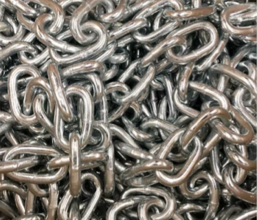 Oceľové reťazce Din764 Round Link